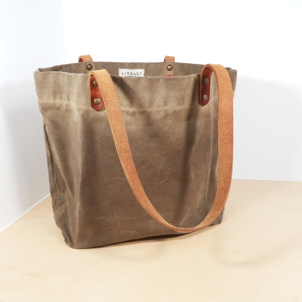 Lineage Wax Canvas Tote Bag